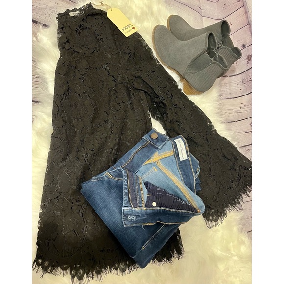 Kensie "Gerona" Women's Preforated Ankle Booties, Dark Gray w Small Heel, Sz 6.5 - Picture 10 of 16